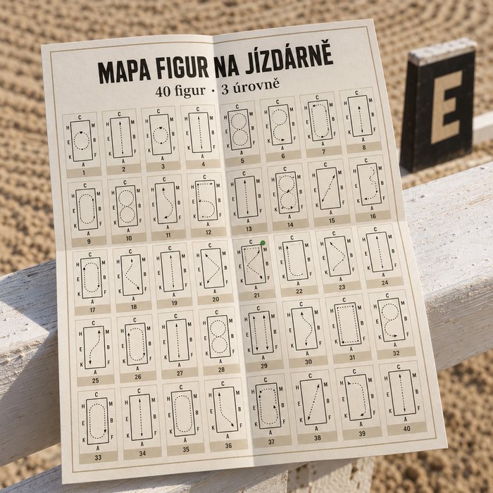 Mapa figur na jízdárně